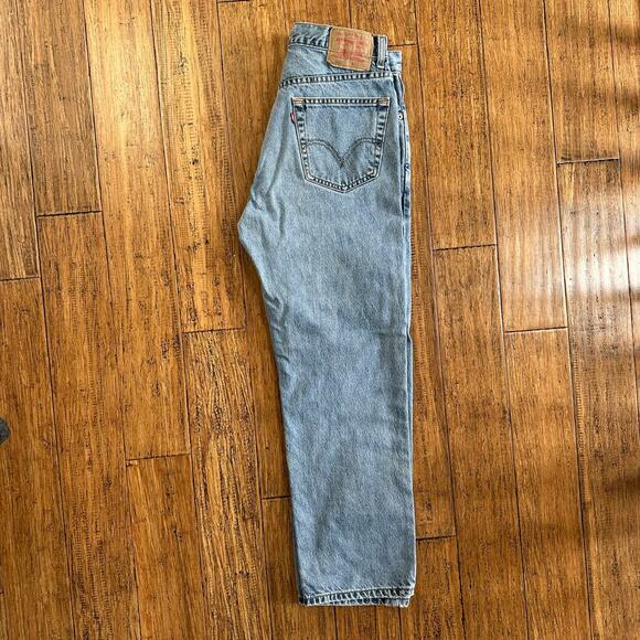LEVIS 505 Regular Fit High Waisted Jeans Mens Womens 4891 33X30 EUC - Picture 8 of 9